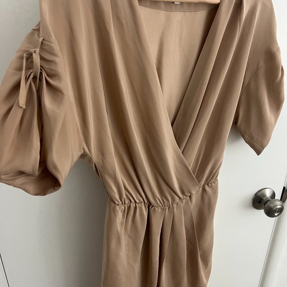 VINTAGE DUSTY PINK AMANDA UPRICHARD MINI DRESS - Picture 4 of 4